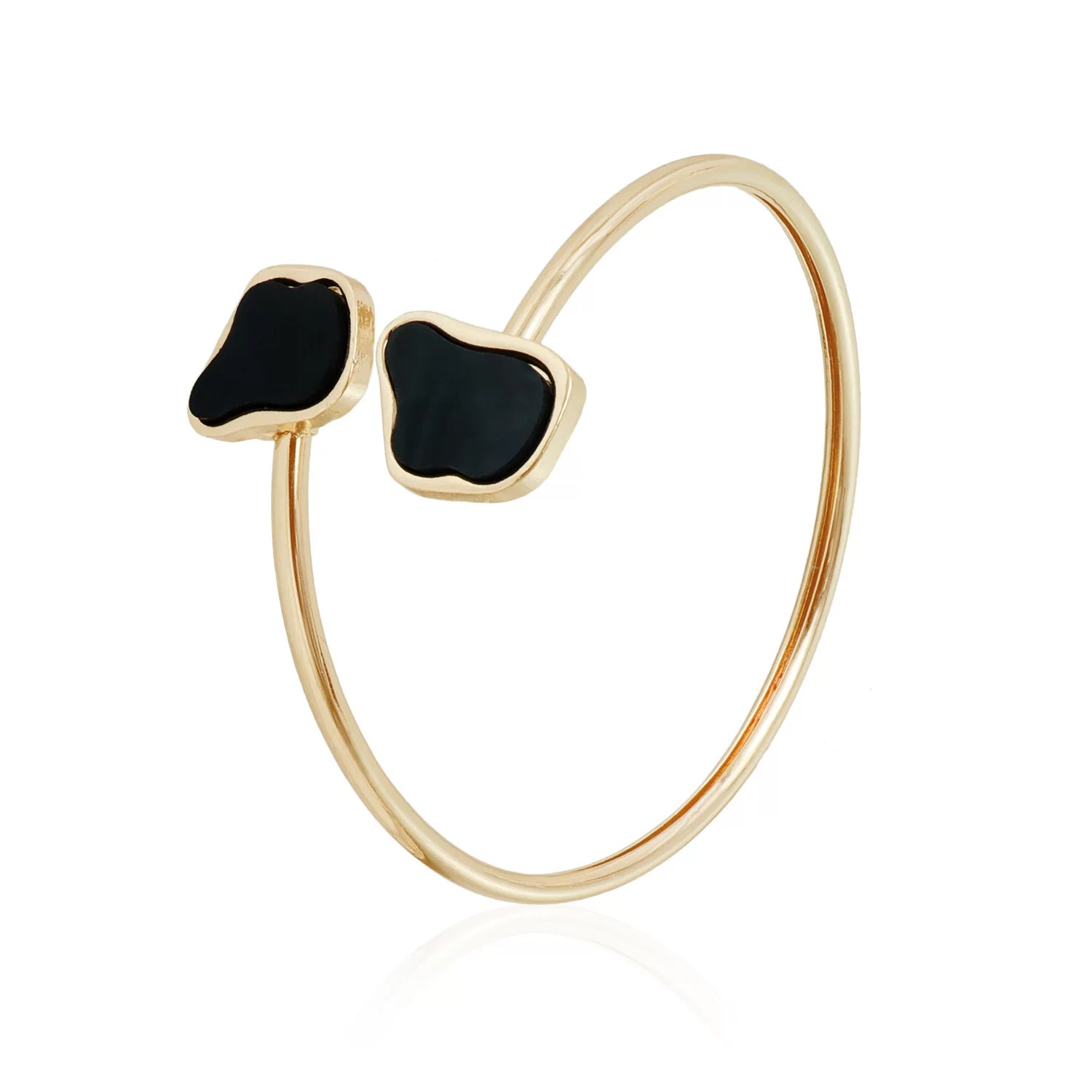 Vintage Sculpture Fluid Irregular Hollow Geometric Fritillary Metal Mixed and Matched Collar Bracelet Earrings Three-piece Versatile Set