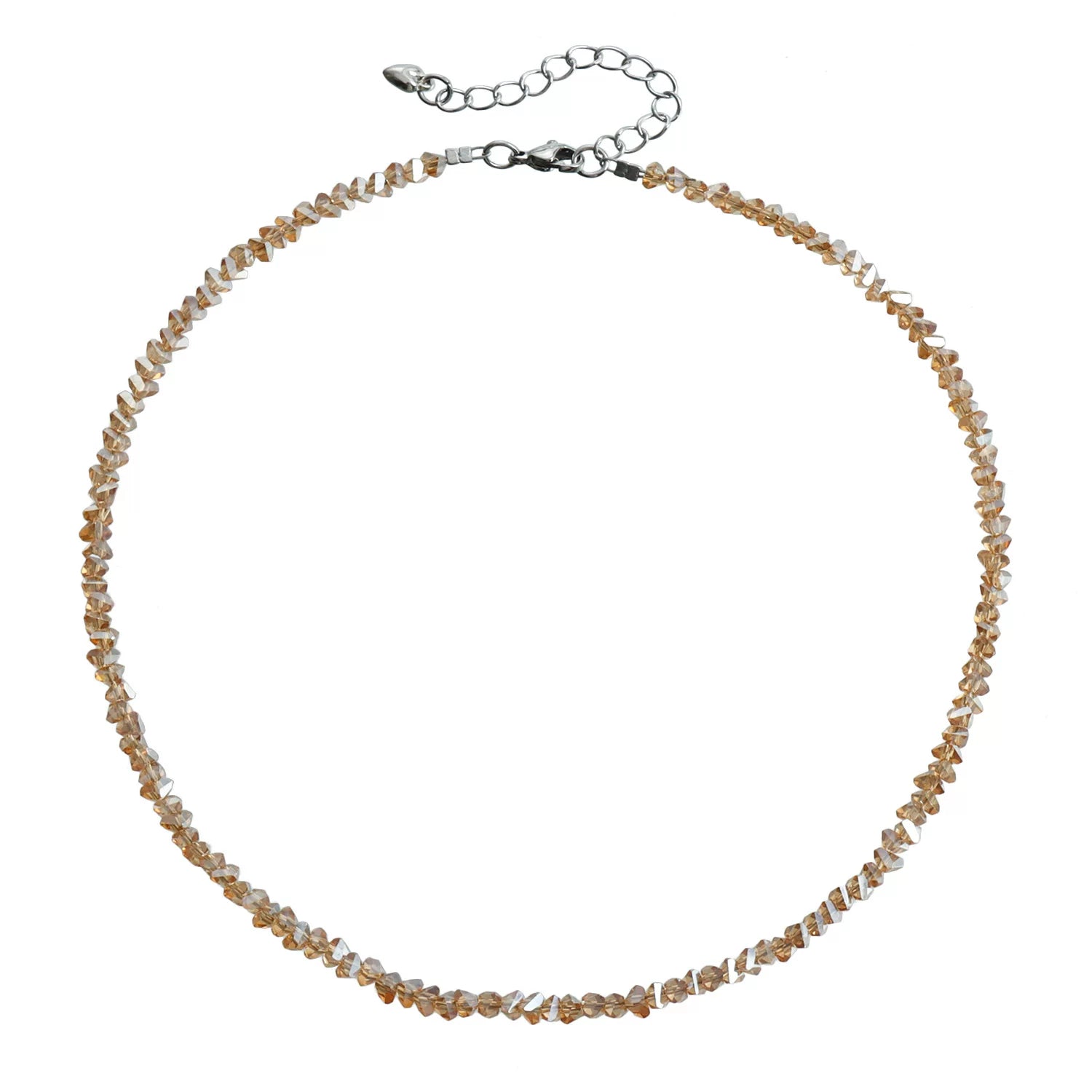CZ Multi-Faceted Dainty Crystal Pendant Necklace | INS Minimalist Light Luxury | Fashion Collarbone Women