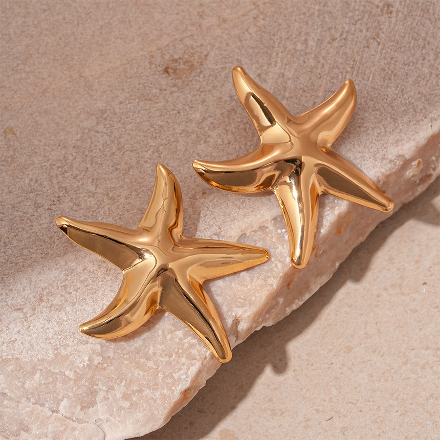 ZAMA DUMA holiday style starfish ocean series bracelet necklace personality Internet celebrity niche temperament high-end sense necklace women