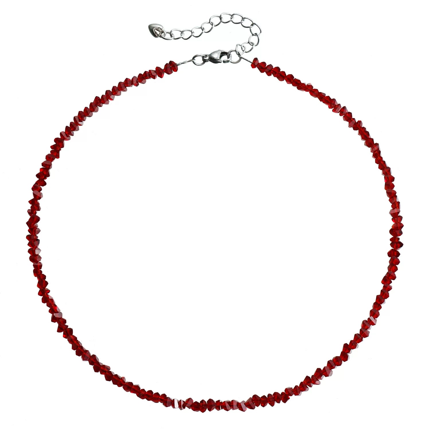CZ Multi-Faceted Dainty Crystal Pendant Necklace | INS Minimalist Light Luxury | Fashion Collarbone Women