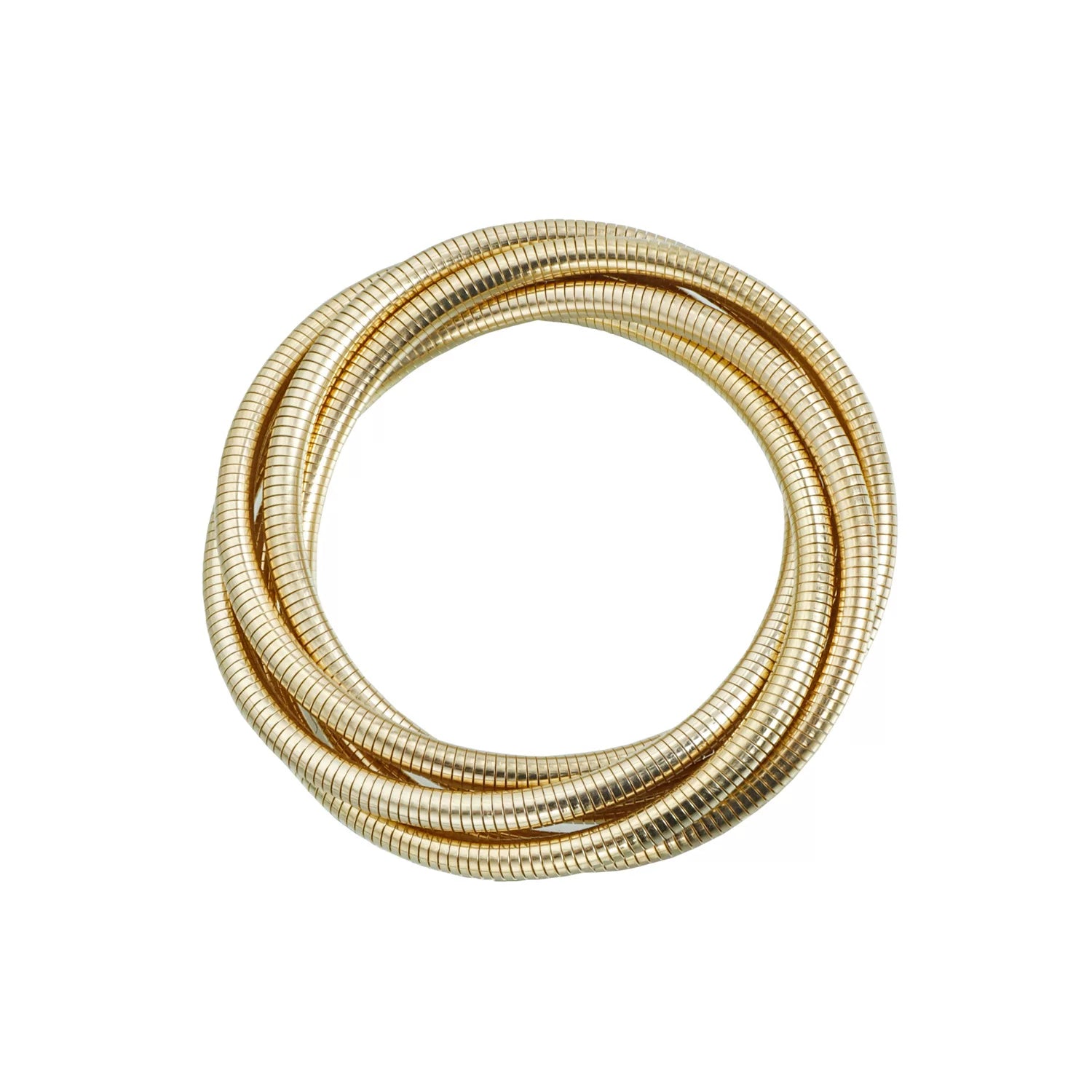 Retro multi strand snake chain layered stacked mixed metal bracelet fluid sculptural wind-inspired fluid organic bracelet anti-tarnish hypoallergenic effortless chic everyday style