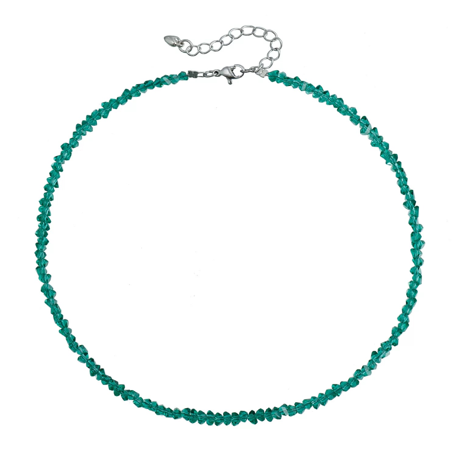 CZ Multi-Faceted Dainty Crystal Pendant Necklace | INS Minimalist Light Luxury | Fashion Collarbone Women