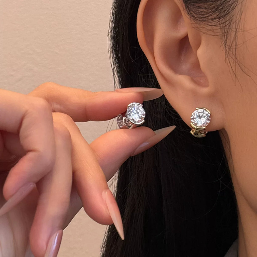 French Zircon Tassel Drop Earrings | 925 Silver Needle | Old Money Feminine Light Luxury | Versatile High-End Women