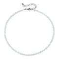 CZ Multi-Faceted Dainty Crystal Pendant Necklace | INS Minimalist Light Luxury | Fashion Collarbone Women