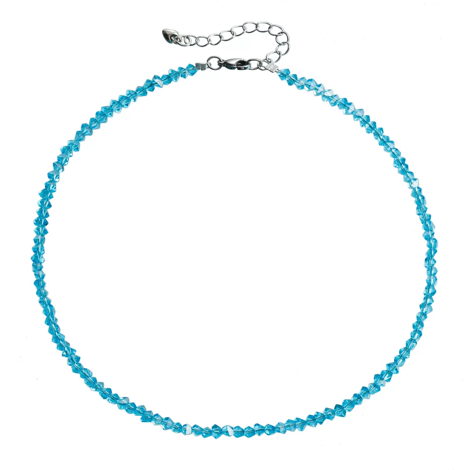 CZ Multi-Faceted Dainty Crystal Pendant Necklace | INS Minimalist Light Luxury | Fashion Collarbone Women