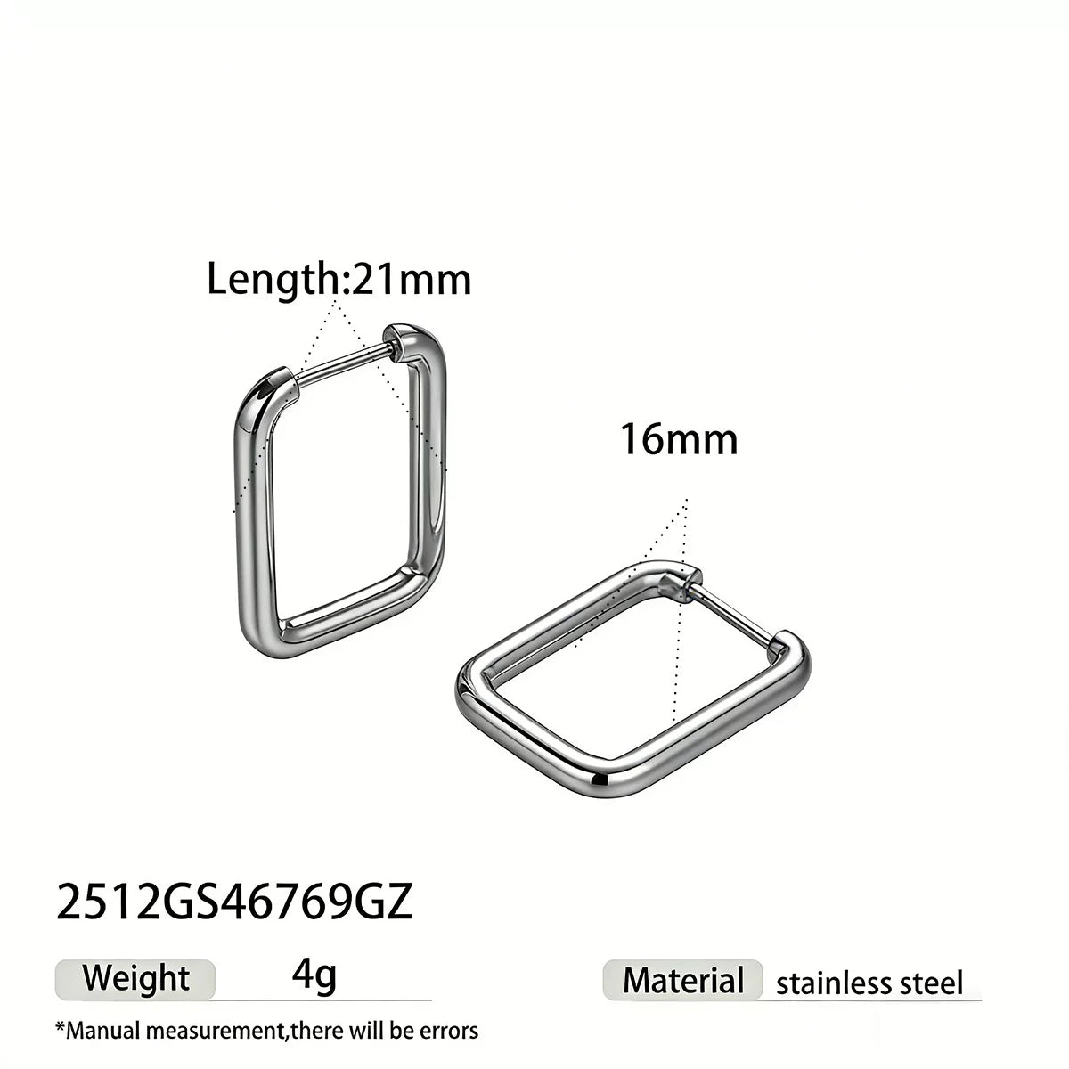 Stainless Steel Mixed Metal two tone Gold and Silver Sculptural splicing Geometric structural Earrings Premium Glossy Gold Ear Buckles Daily wear Commuter effortless chic