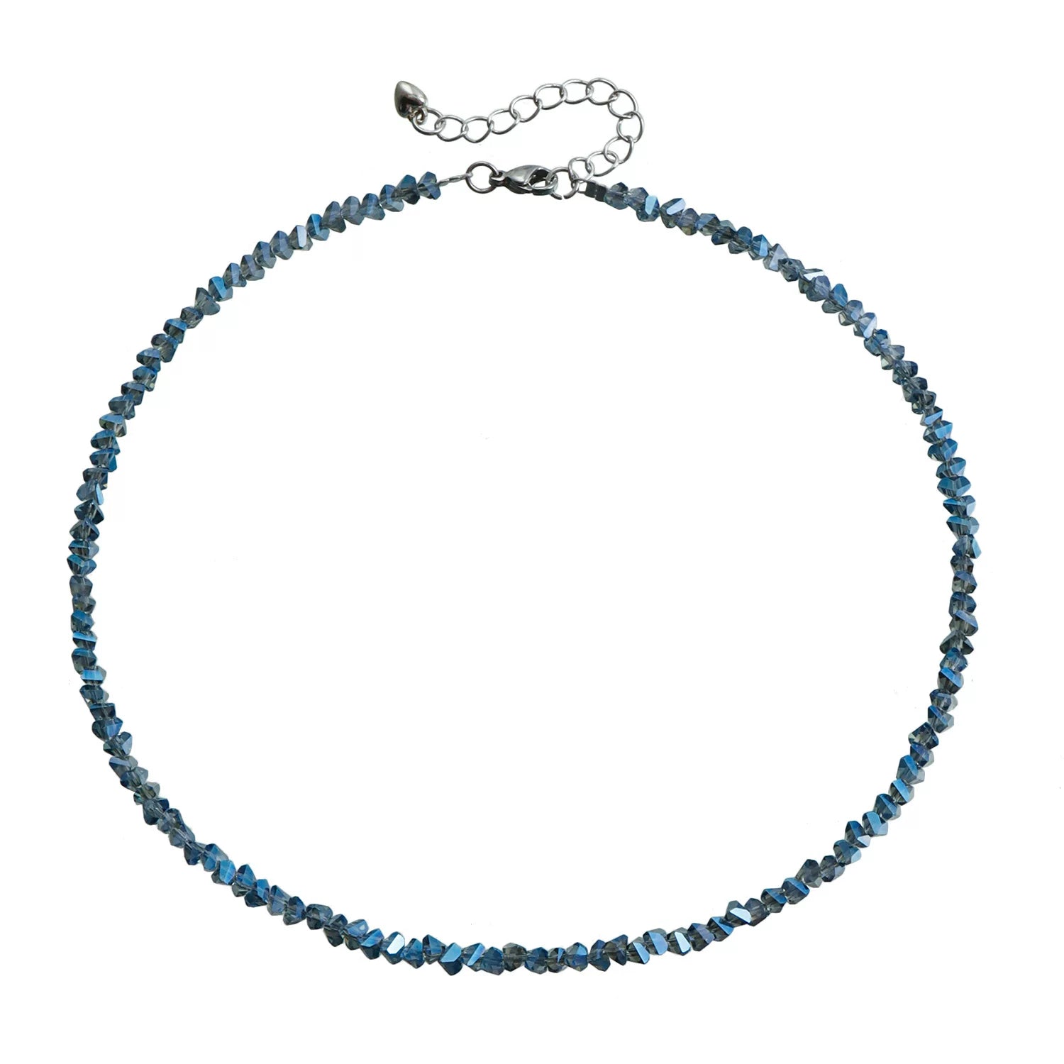 CZ Multi-Faceted Dainty Crystal Pendant Necklace | INS Minimalist Light Luxury | Fashion Collarbone Women