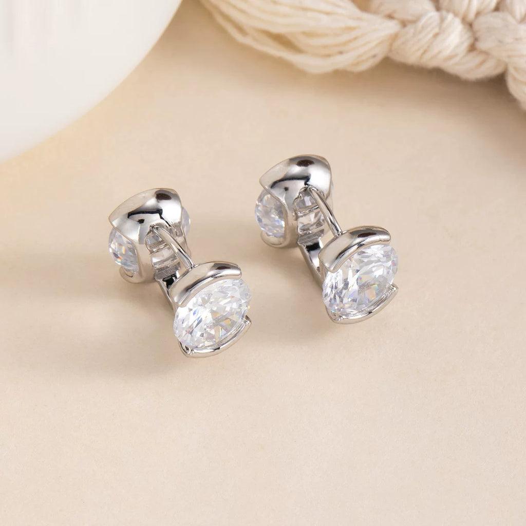 French Zircon Tassel Drop Earrings | 925 Silver Needle | Old Money Feminine Light Luxury | Versatile High-End Women