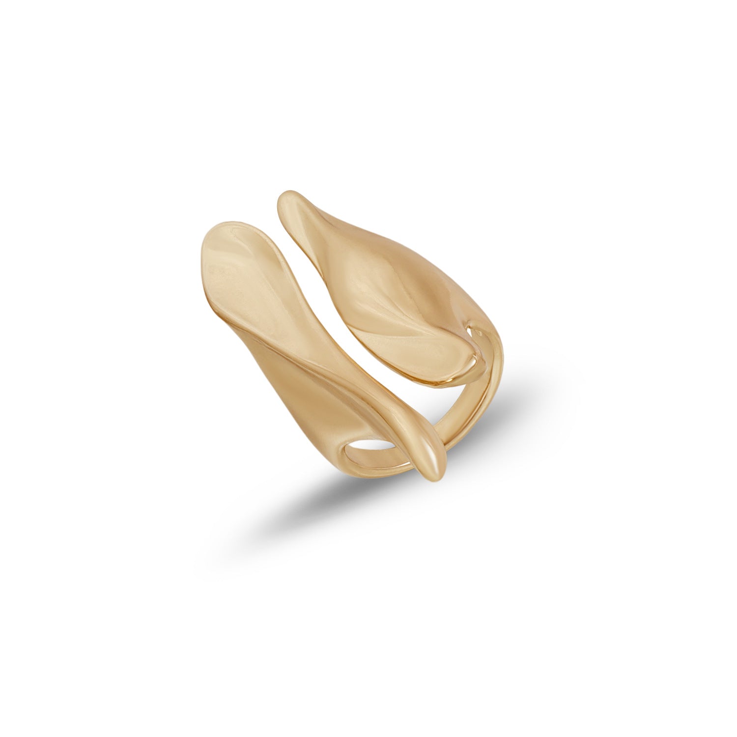 ZAMA DUMA fashionable geometric inlaid gemstone ring, personalized simple alloy adjustable heart rings